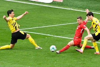 Begegnung zwischen Borussia Dortmund und RB Leipzig am 32.