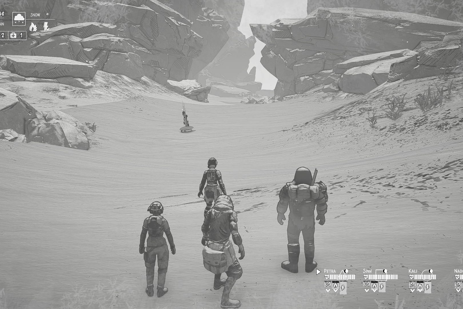 Szene aus dem Spiel "Ashwalkers": Das Survival-Game überzeugt weniger durch bombastische Grafik als durch Spielmechanik und Stimmung.