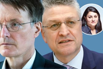 SPD-Gesundheitsexperte Karl Lauterbach und RKI-Chef Lothar Wieler: Beide warnten vor sehr hohen Infektionszahlen im Frühjahr.
