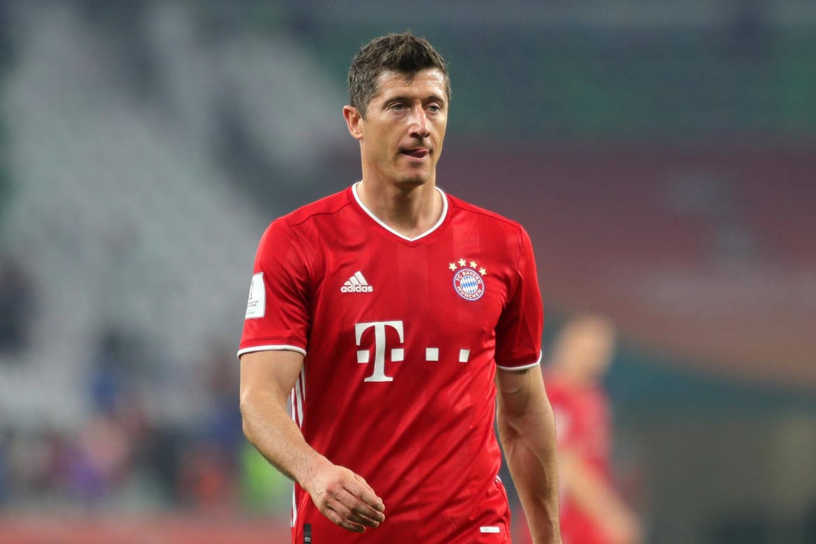 Robert Lewandowski: Der Pole brach das Bayern-Training vorzeitig ab.