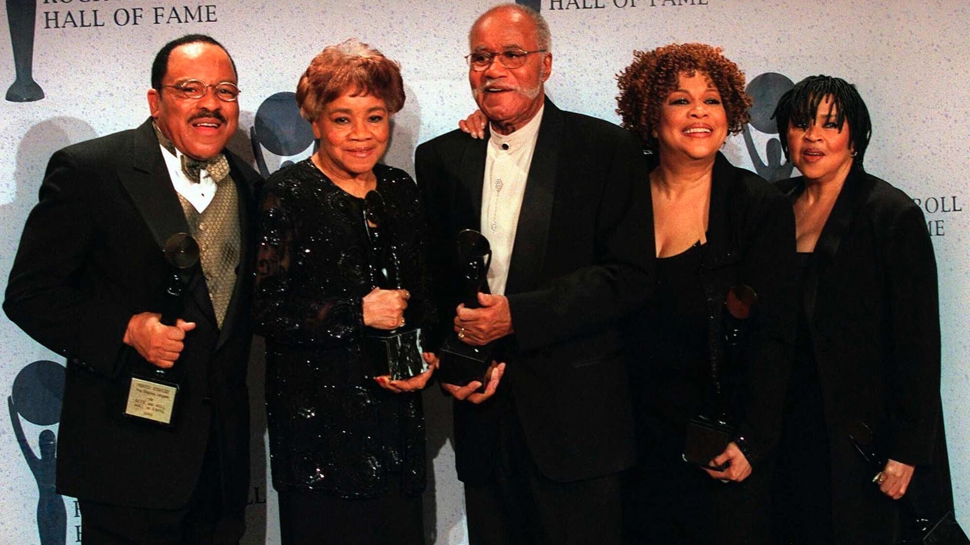 The Staple Singers: Pervis Staples (links) und die anderen Musiker der Gruppe.