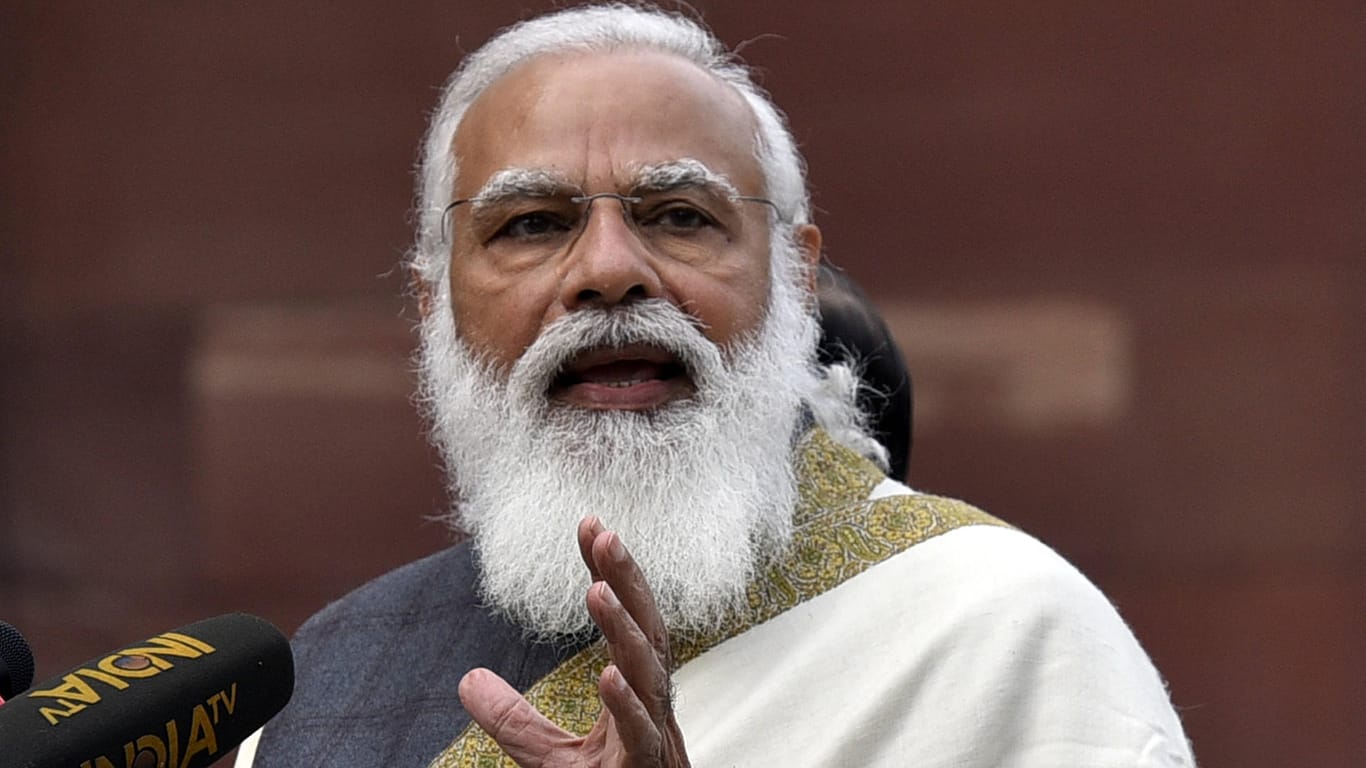 Narenda Modi, Indiens Premierminister: Die Kritik an seiner Regierung wächst.