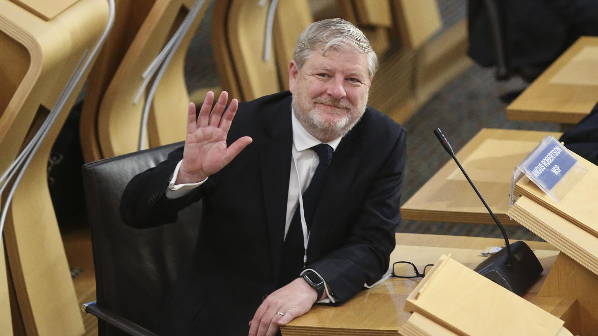 Angus Robertson, Abgeordneter der Regierungspartei Scottish National Party (SNP): Seine Mutter stammt aus Deutschland.