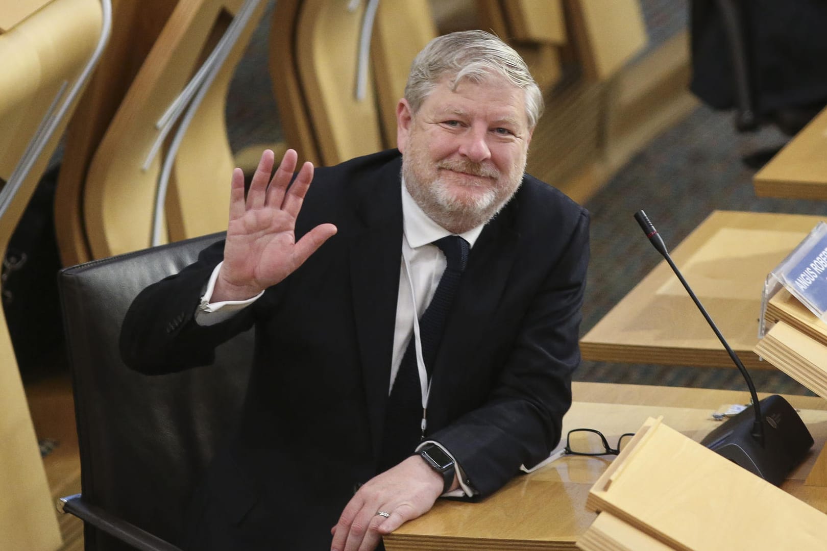 Angus Robertson, Abgeordneter der Regierungspartei Scottish National Party (SNP): Seine Mutter stammt aus Deutschland.