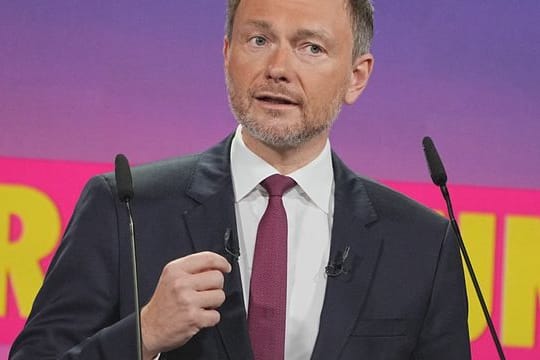 "Unser Ziel ist es, dass Deutschland weiter aus der Mitte regiert wird": Christian Lindner.