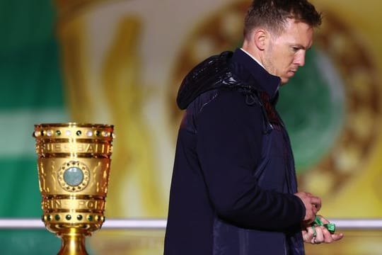 Durfte in Berlin nur am Pokal vorbeigehen: RB-Coach Julian Nagelsmann.