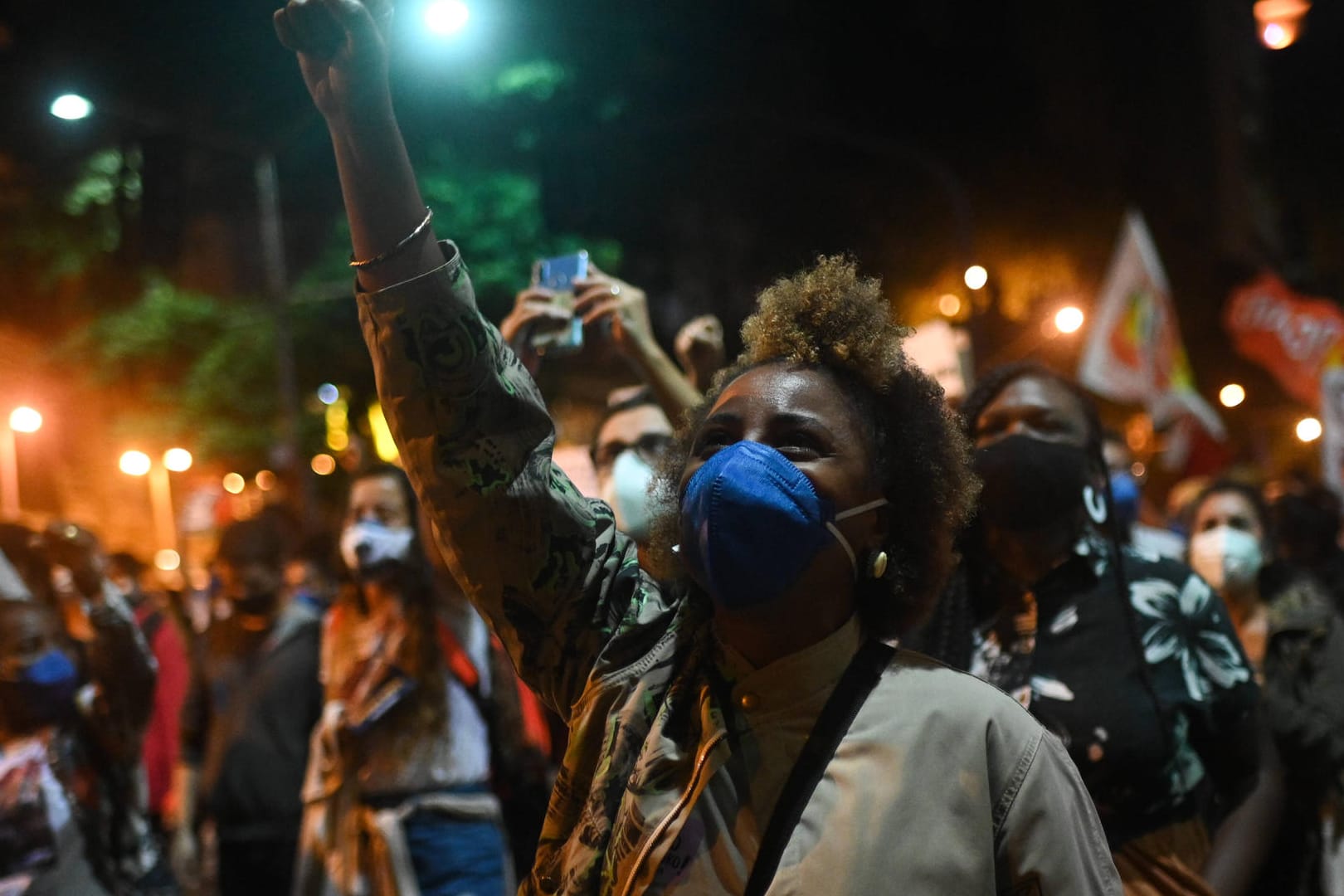 Proteste gegen Polizeigewalt in Rio de Janeiro: Zuvor waren 28 Menschen getötet worden.