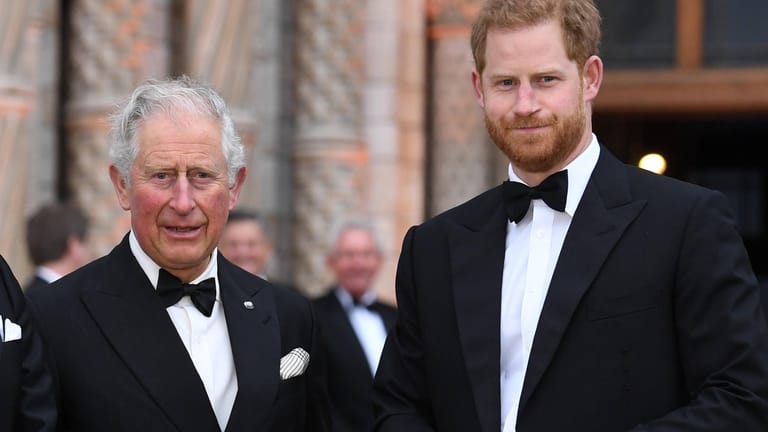 Prinz Charles und Prinz Harry: Vater und Sohn scheinen ein angespanntes Verhältnis zu haben.