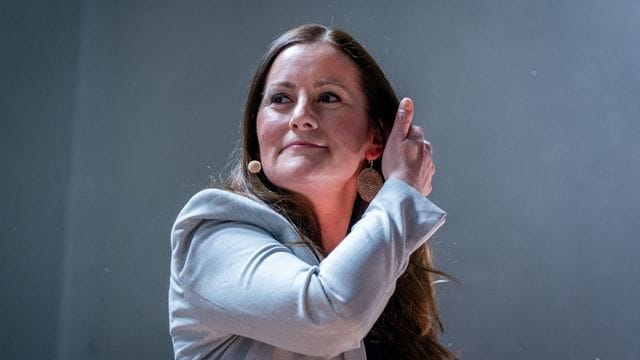 Janine Wissler, Spitzenkandidaten ihrer Partei für die Bundestagswahl. Janine Wissler, Spitzenkandidaten ihrer Partei für die Bundestagswahl.