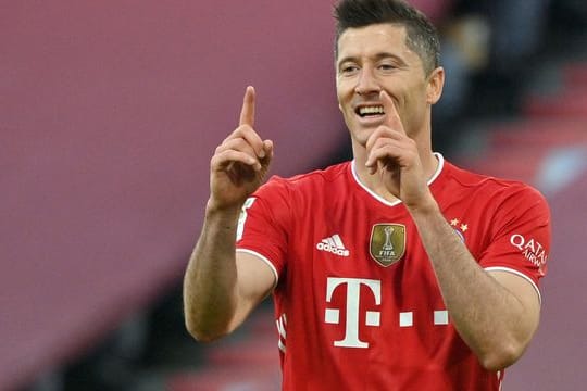 Braucht noch einen Treffer, um die 40-Tore-Marke zu brechen: Bayern-Torjäger Robert Lewandowski.