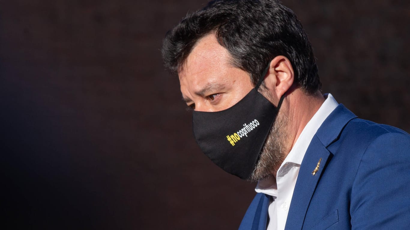 Matteo Salvini: Italiens ehemaliger Innenminister hatte 2019 unbeliebte Entscheidungen in Bezug auf Migranten getroffen.