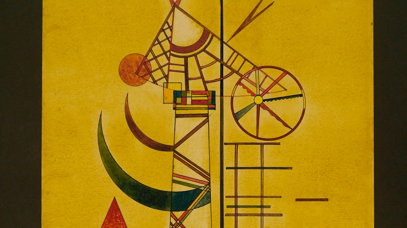 "Gebogene Spitzen" von Wassily Kandinsky