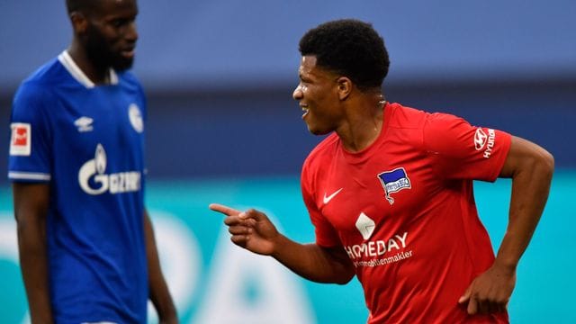 Droht gegen Köln auszufallen: Herthas Jessic Ngankam.