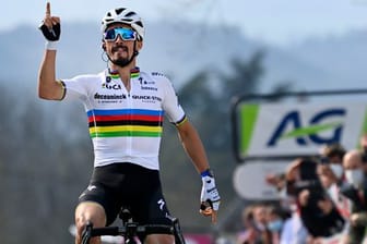 Will sein Regenbogentrikot verteidigen: Julian Alaphilippe.