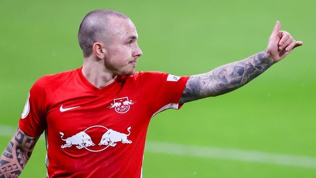 Kehrt gegen Wolfsburg ins Leipziger Aufgebot zurück: Angeliño. Kehrt gegen Wolfsburg ins Leipziger Aufgebot zurück: Angeliño.