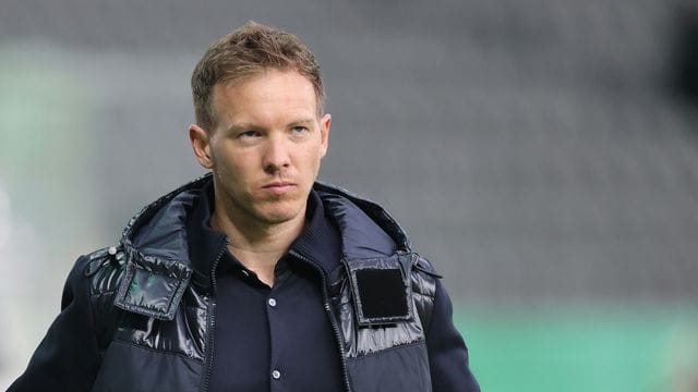 Wechselt ohne seinen langjährigen Assistenten Timmo Hardung nach München: Leipzig-Trainer Julian Nagelsmann. Wechselt ohne seinen langjährigen Assistenten Timmo Hardung nach München: Leipzig-Trainer Julian Nagelsmann.