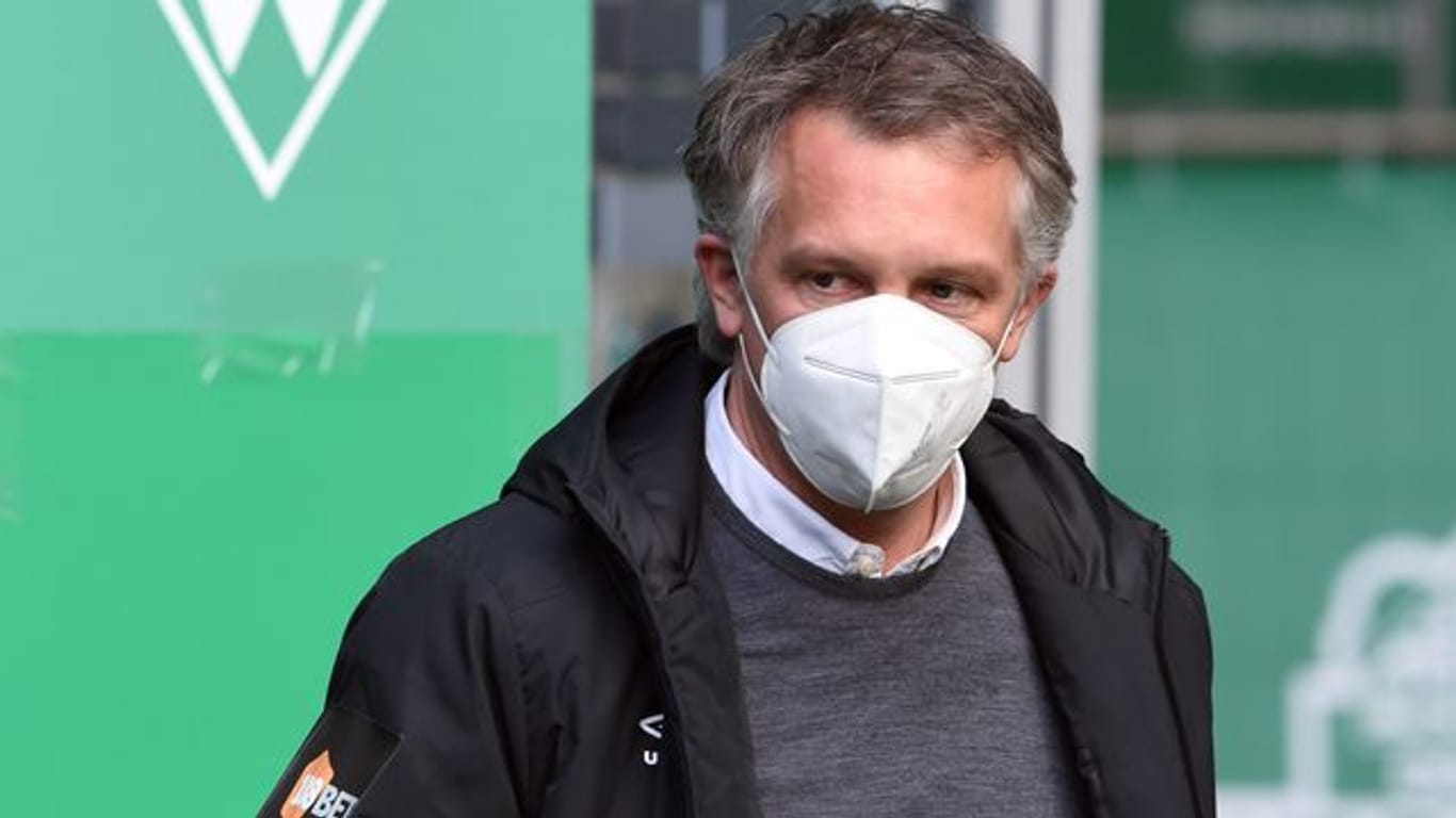 Hält die finanzielle Situation bei Werder Bremen nicht für existenzbedrohend: Geschäftsführer Frank Baumann.