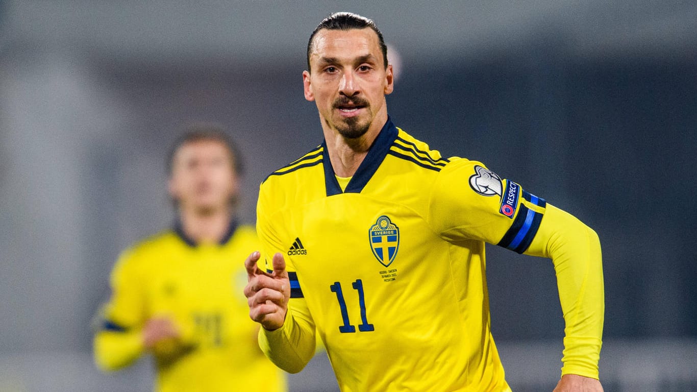 Zlatan Ibrahimovic: Der Superstar wird verletzungsbedingt nicht für Schweden bei der EM auflaufen.