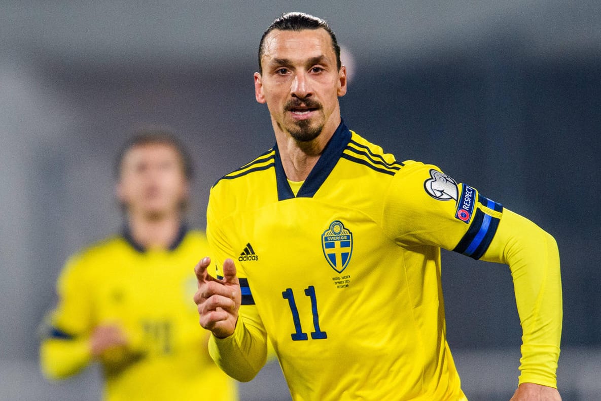 Zlatan Ibrahimovic: Der Superstar wird verletzungsbedingt nicht für Schweden bei der EM auflaufen.