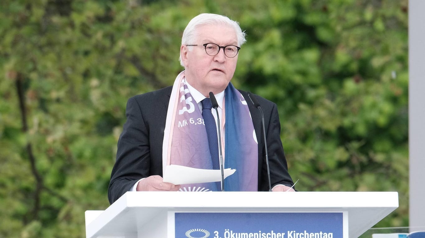 Frank-Walter Steinmeier: Der Bundespräsident warnt vor der sozialen Spaltung in Deutschland, die durch die Pandemie entstand.