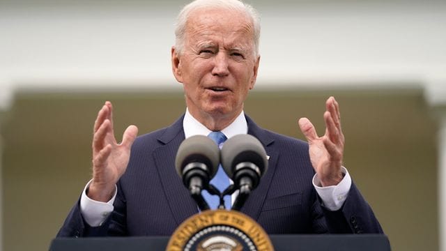 US-Präsident Joe Biden: Das Weiße Haus teilte mit, er habe sich für eine Waffenruhe ausgesprochen. US-Präsident Joe Biden: Das Weiße Haus teilte mit, er habe sich für eine Waffenruhe ausgesprochen.