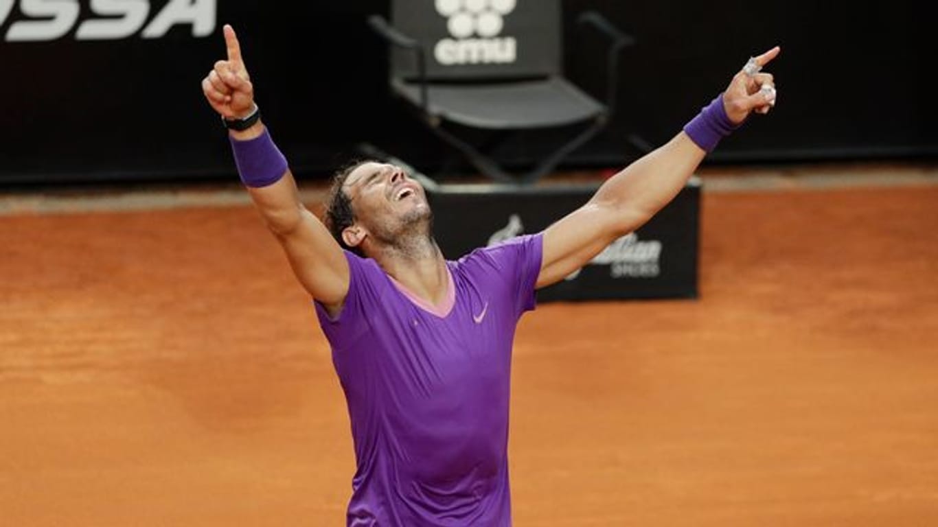 Rafael Nadal hat das Masters in Rom zum zehnten Mal gewonnen.