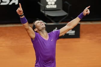 Rafael Nadal hat das Masters in Rom zum zehnten Mal gewonnen.