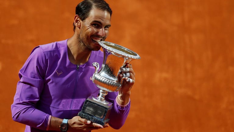 Rafael Nadal: Der Spanier gewann das ATP-Masters von Rom gegen Novak Djokovic.
