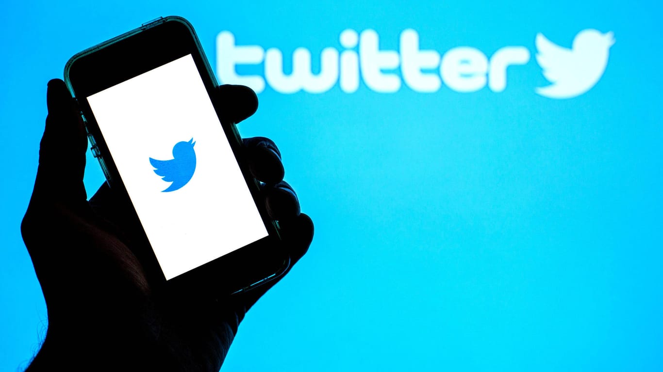 Twitter-Logo auf einem Smartphone: Der Kurznachrichtendienst soll an einem Abomodell arbeiten
