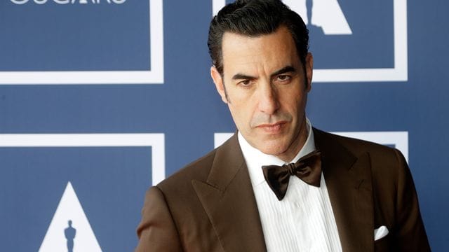 Schauspieler Sacha Baron Cohen bei der Oscar-Verleihung 2021.