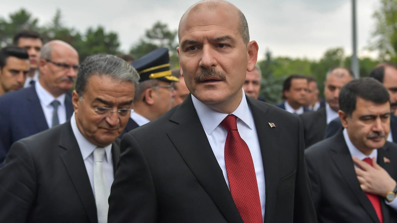 Der türkische Innenminister Süleyman Soylu: Auf Twitter nannte er Sedat Peker einen "Mafia-Dreckskerl".