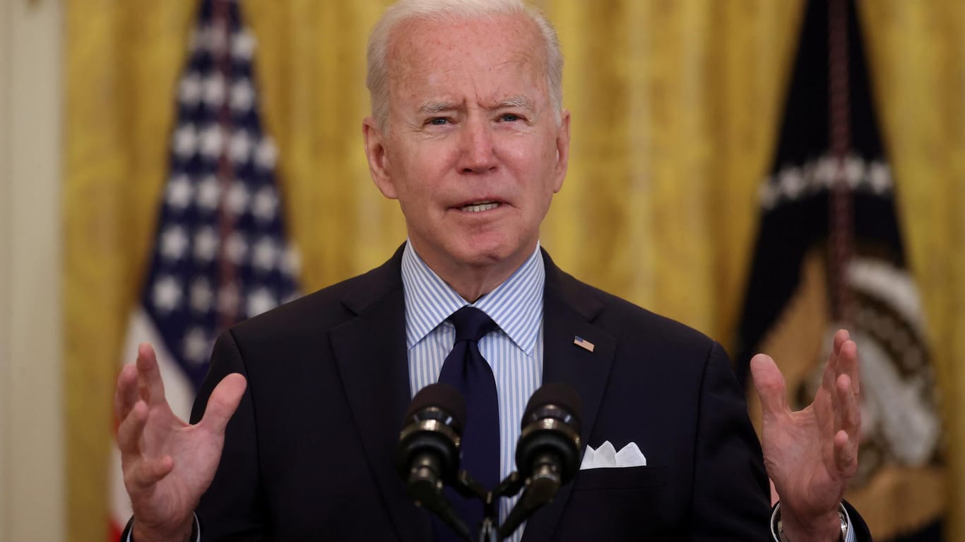 US-Präsident Joe Biden: Das Einkommen in seiner Familie betrug im vergangenen Jahr rund 600.000 US-Dollar.