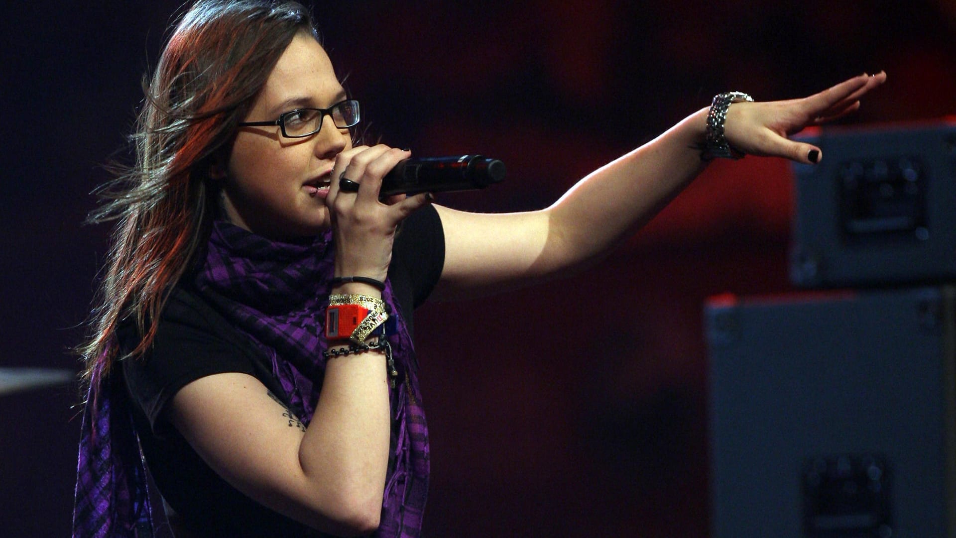 Dezember 2008: Stefanie Heinzmann zu Beginn ihrer Karriere.