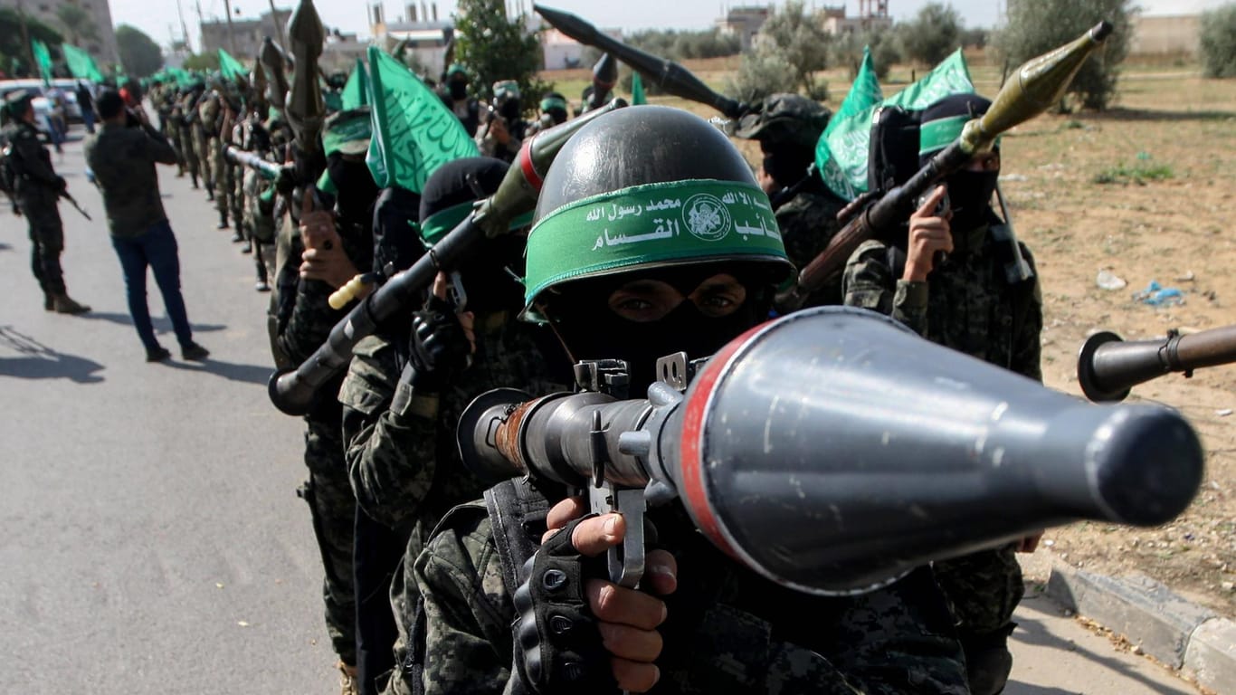 Hamas-Kämpfer im Gazastreifen.
