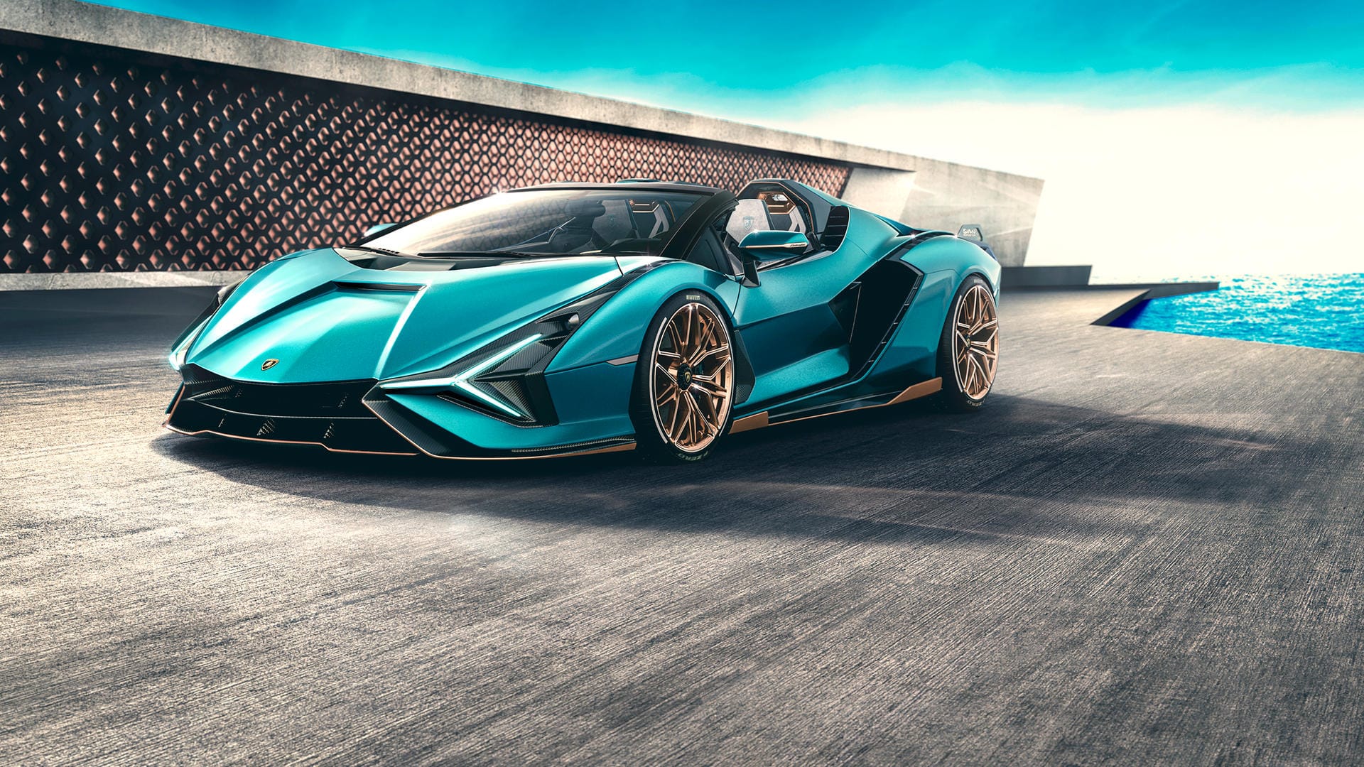 Lamborghini Sian: Der Hersteller plant ein erstes Serienauto mit einem Mischantrieb. Lamborghini Sian: Der Hersteller plant ein erstes Serienauto mit einem Mischantrieb.