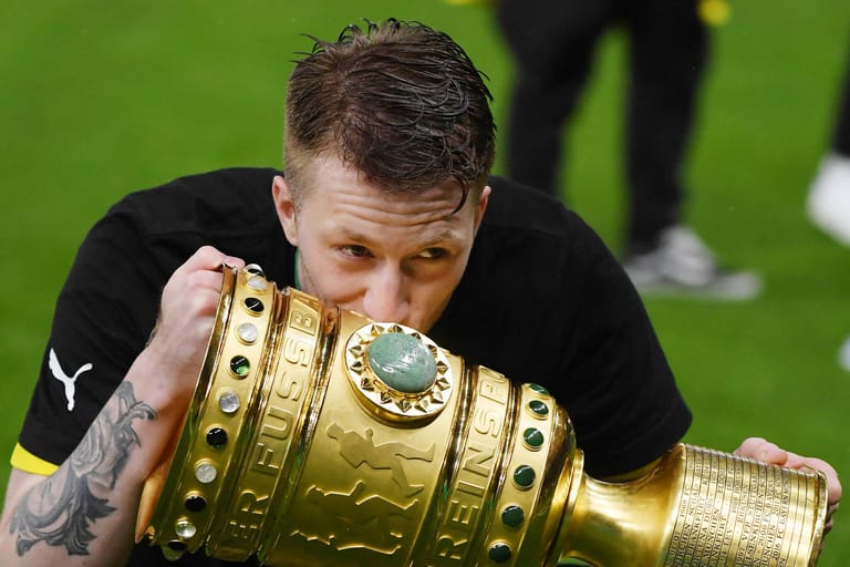 Marco Reus: Gerade erst führte er Borussia Dortmund als Kapitän zum DFB-Pokal-Titel.