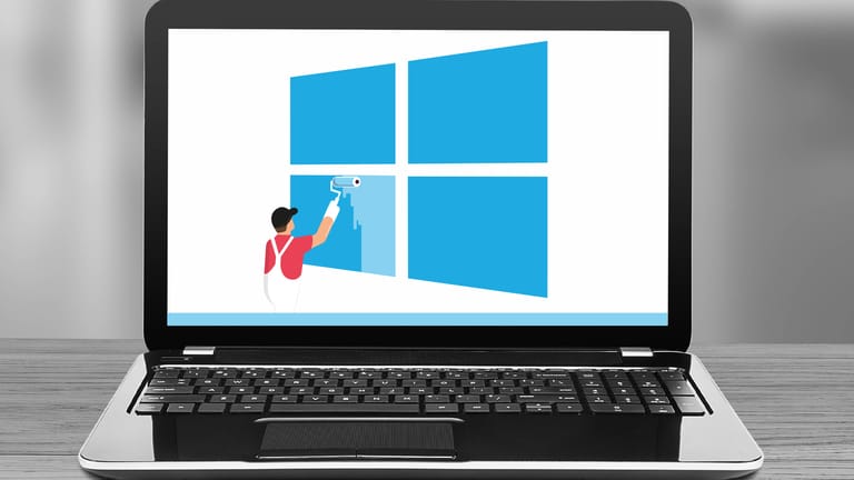 Windows 10 bekommt einen neuen Anstrich (Symbolbild): Microsoft hat das Mai-Update 2021 für alle Nutzer veröffentlicht.