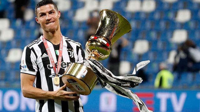 Konnte mit Juventus zumindest den italienischen Pokal ergattern: Cristiano Ronaldo.