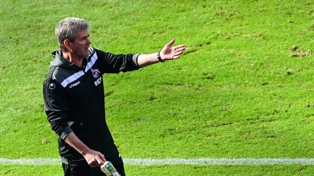 Ist mit Köln Favorit gegen Kiel: FC-Coach Friedhelm Funkel. Ist mit Köln Favorit gegen Kiel: FC-Coach Friedhelm Funkel.