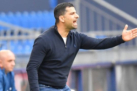 Schalke-Trainer Dimitrios Grammozis: "Wir waren nicht konkurrenzfähig".