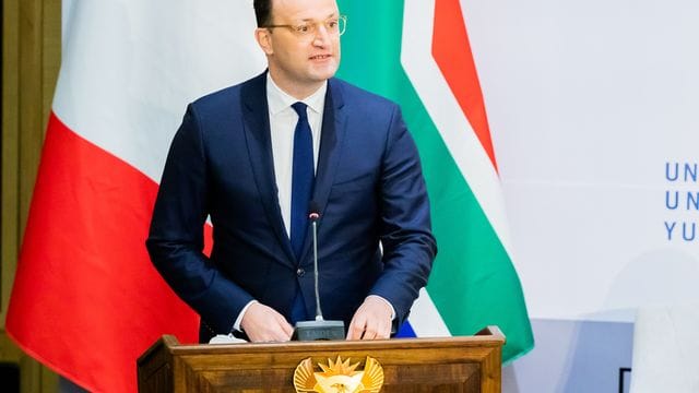 Jens Spahn in Pretoria.