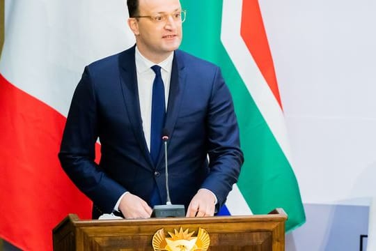 Jens Spahn in Pretoria.