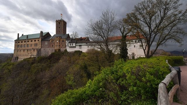 Blick auf die Wartburg bei Eisenach