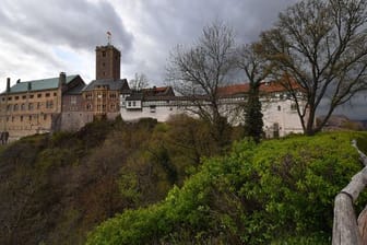 Blick auf die Wartburg bei Eisenach