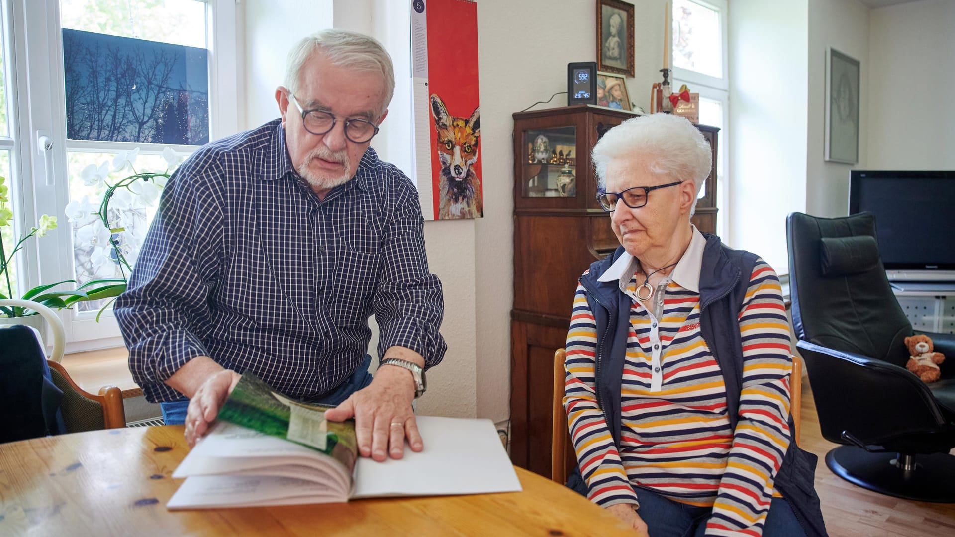 Notfallseelsorger Karl-Heinz Schanzmann und seine Frau Almut: Er war kurz nach dem Unglück zum Absturzort geeilt.