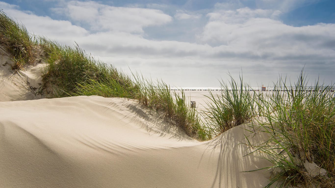 Amrum: Der Kniepsand auf Amrum ist eine gewaltige wandernde Sandbank.