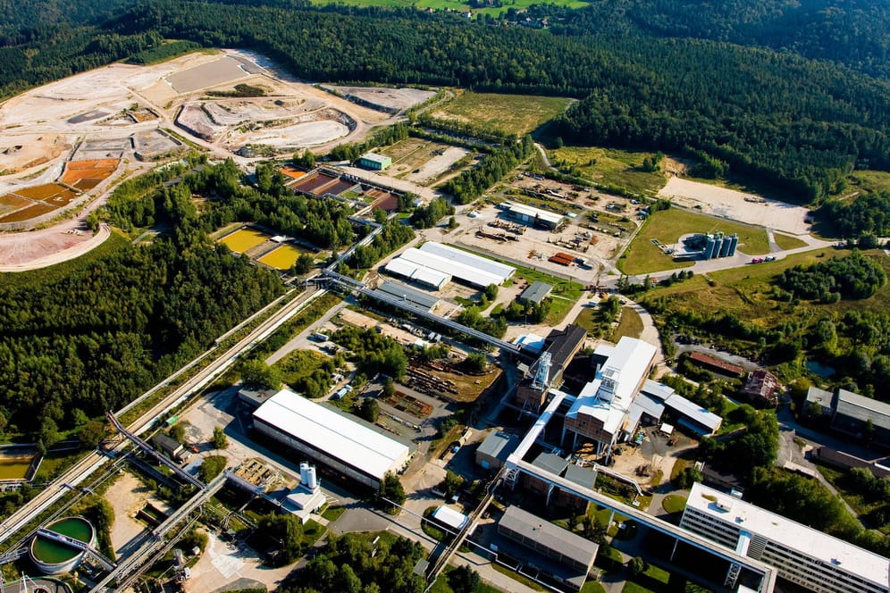 Das Gelände der Wismut GmbH im Südosten Sachsens ist ein Sanierungsgebiet: 216.350 Tonnen Uran gingen von dort in die Sowjetunion. (Archivbild)
