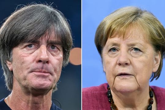 Bundestrainer Joachim Löw hat sich bei einem Essen im Kanzleramt mit Angela Merkel über den gemeinsamen Abschied ausgetauscht.