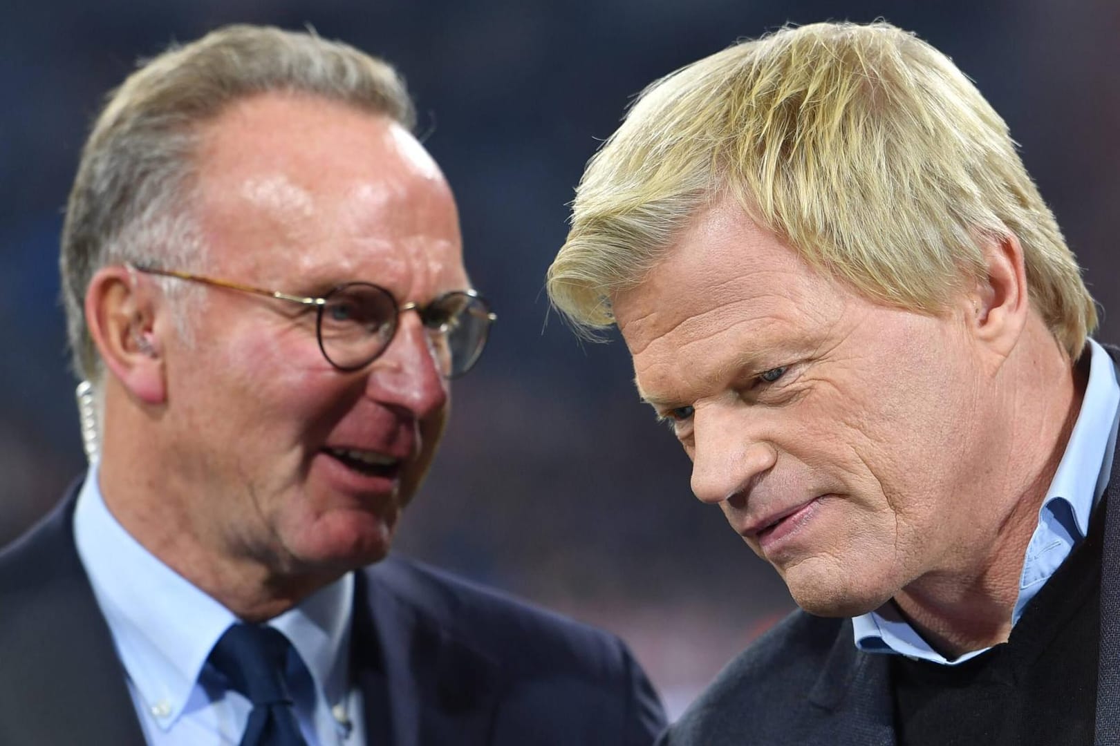 Karl-Heinz Rummenigge (l.) und Oliver Kahn: Noch arbeiten sie gemeinsam für den FC Bayern.