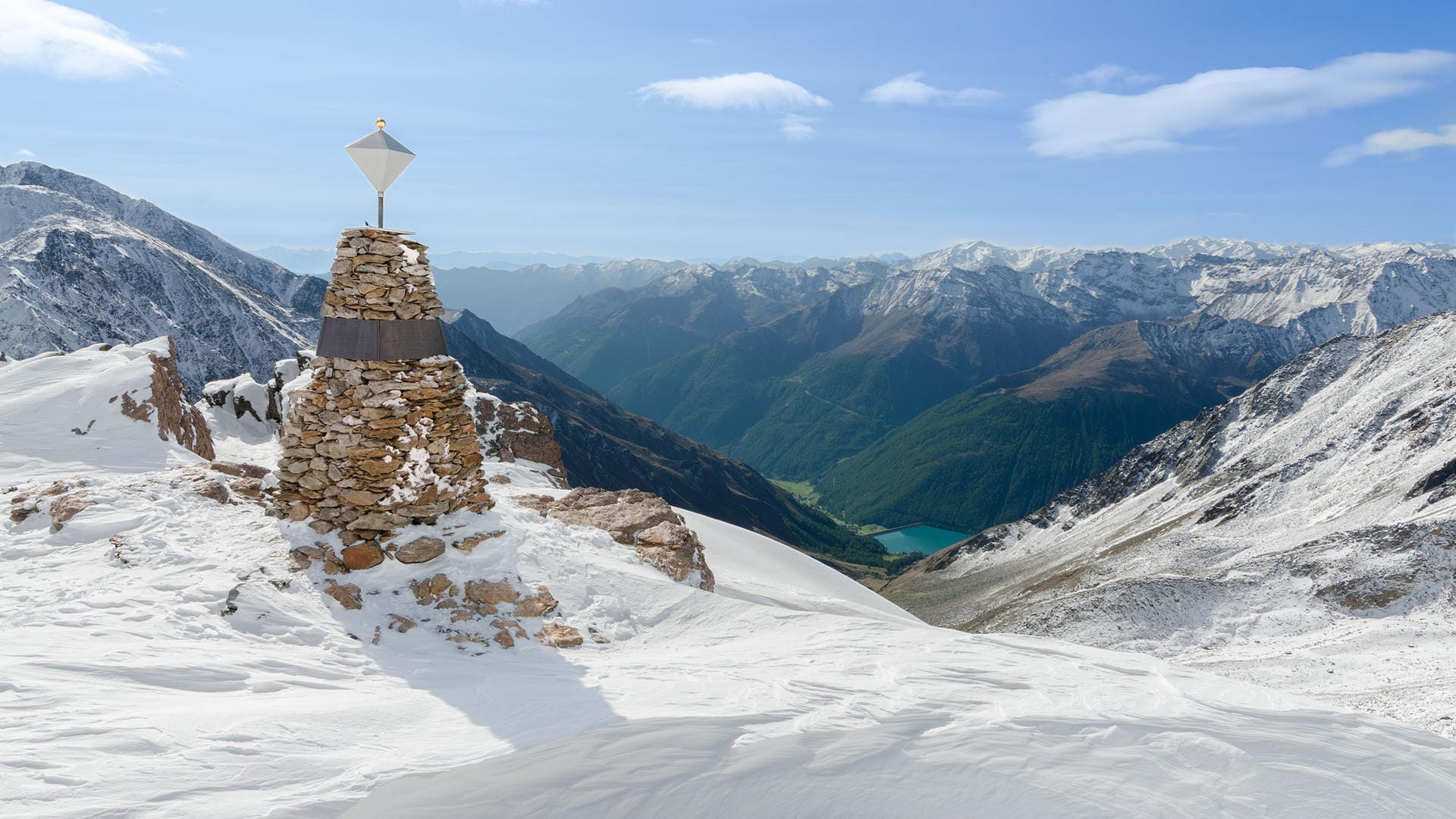 Ötzi-Fundstelle: Sie liegt hoch oben am Gletscher – dort wurde der Steinzeitmensch gut konserviert.